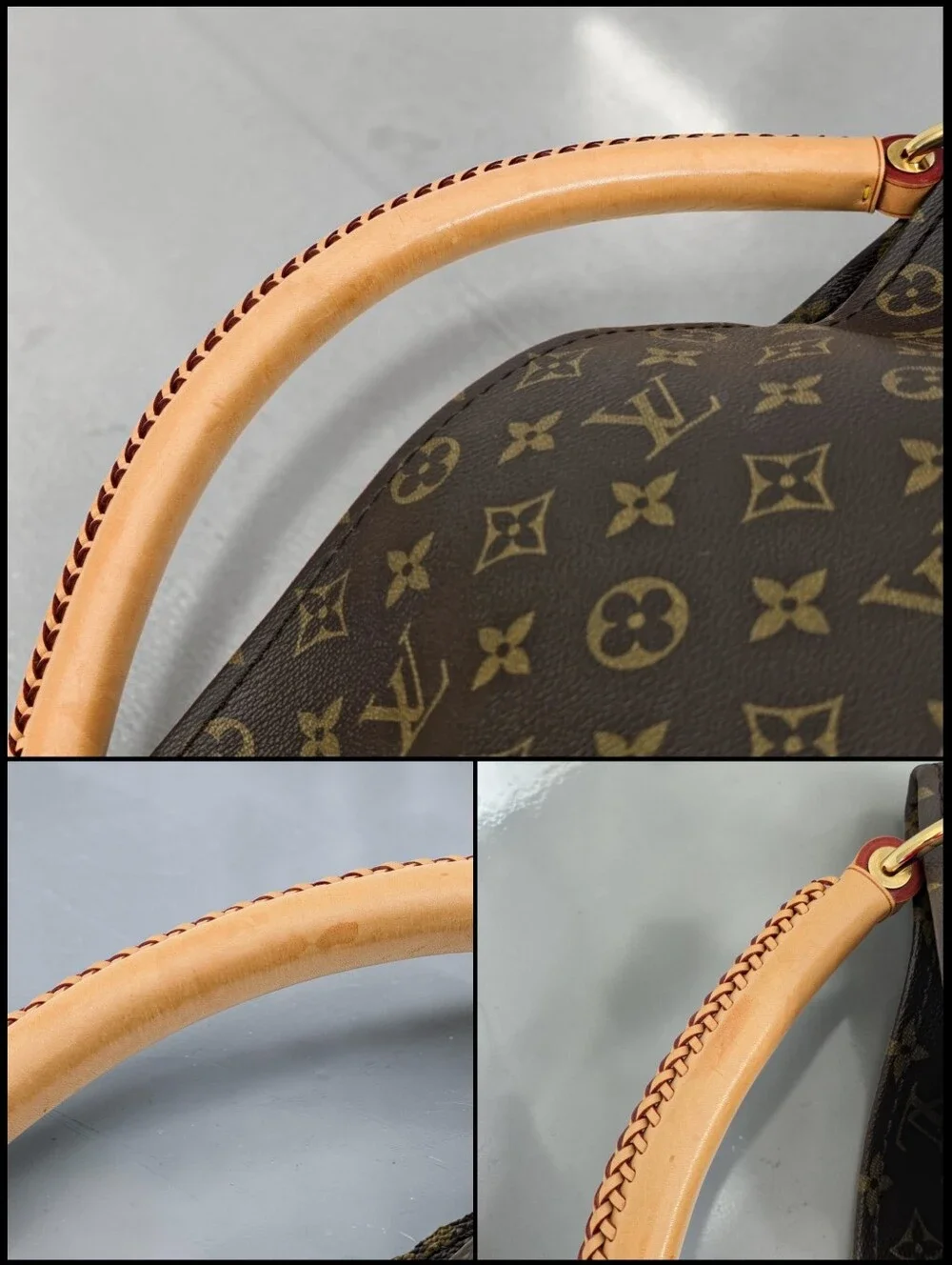Louis Vuitton Artsy MM Monogram Hobo Bag Shoulder Bag